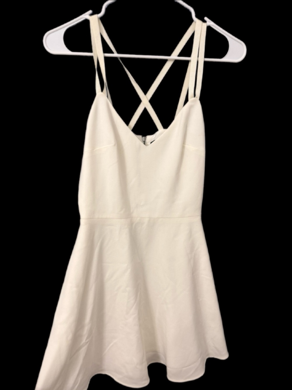French Connection Cream Strappy Maxi Dress - Picture 1 of 2